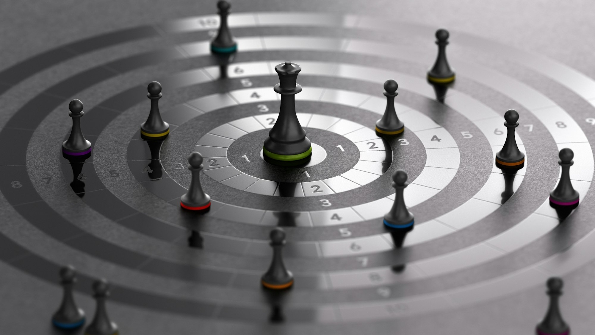 Business Competition, Leadership Concept