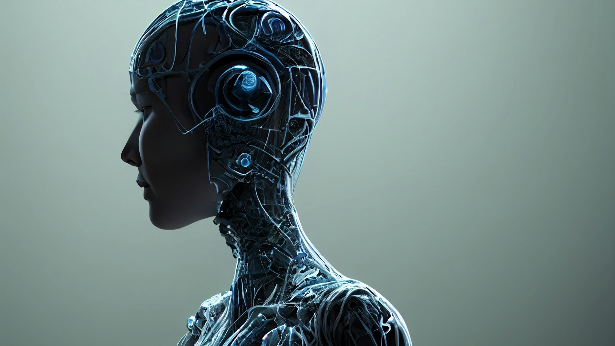 beautiful woman human robot artificial intelligence
