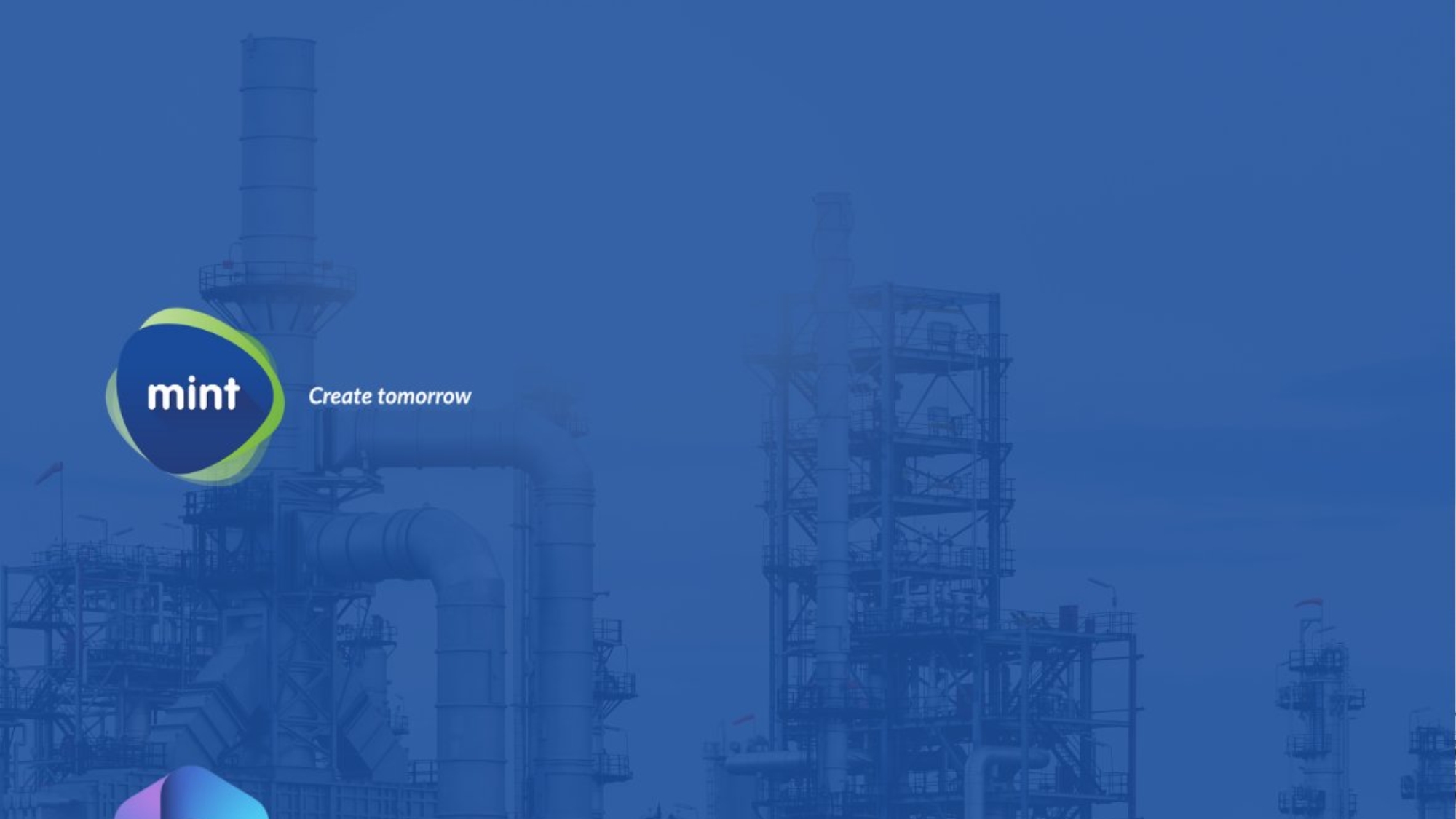 Digital Transformation and Compliance Automation case study featured image showing mining operation with Mint and Microsoft 365 logos overlay