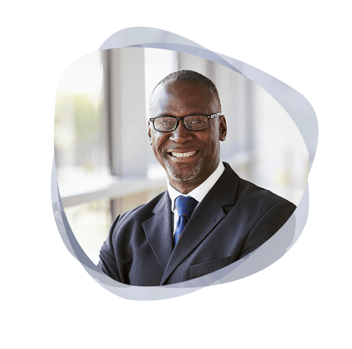 Microsoft cloud consultant smiling.