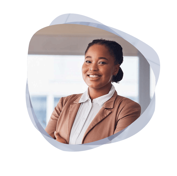 Microsoft cloud strategy consultant smiling.