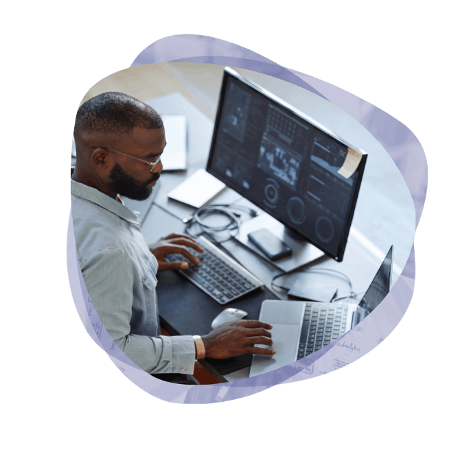 An engineer managing complex data flows and dashboard automations with Microsoft Business Process Automation Services.